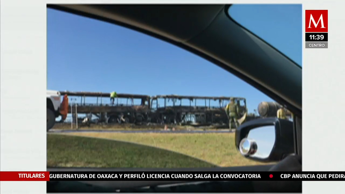 Autobús con aficionados sufre accidente en carretera Guanajuato