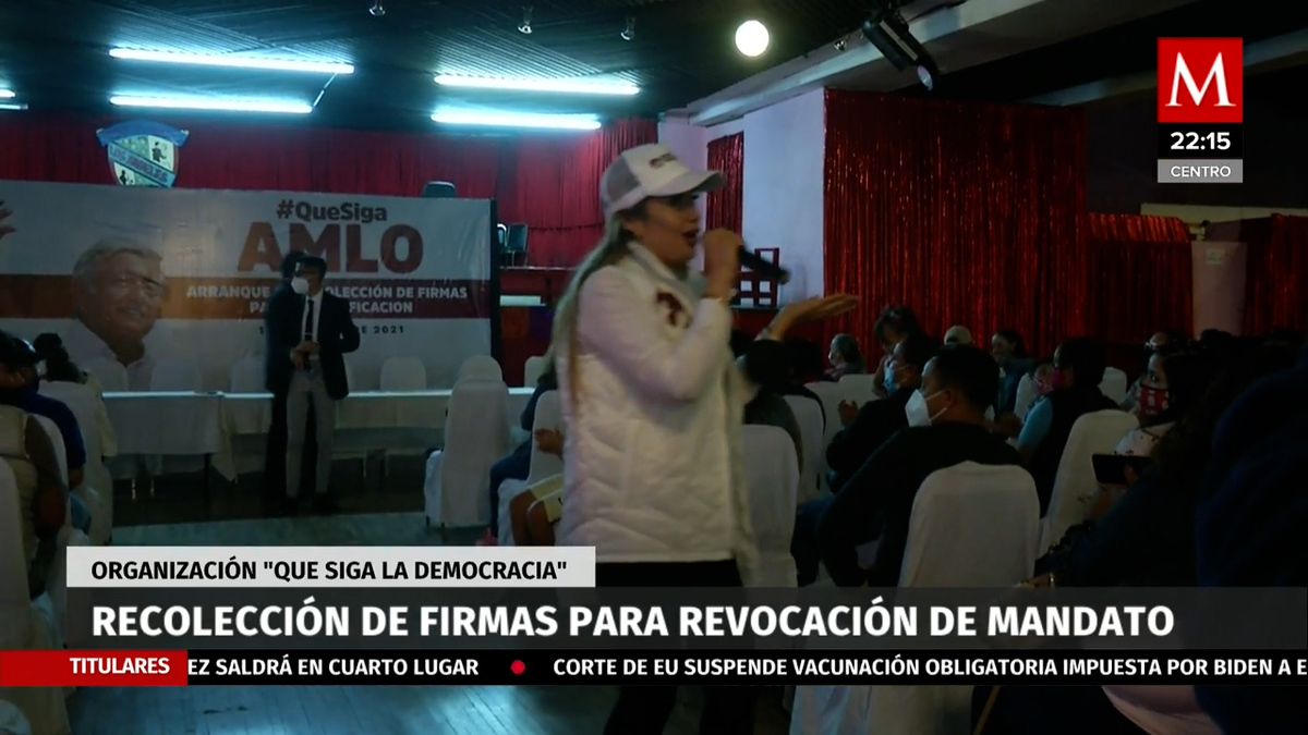 CdMx. Inicia recolección de firmas para revocación de mandato