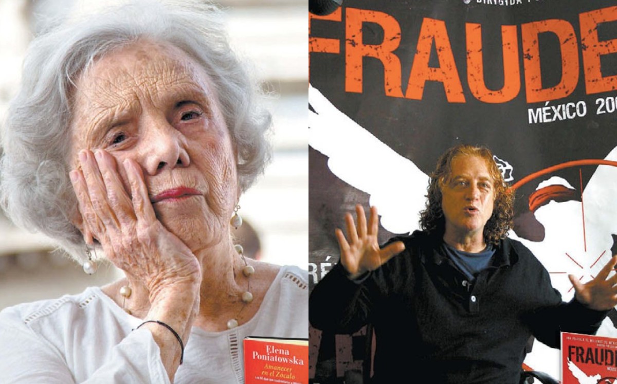 Elena Poniatowska y Luis Mandoki inmortalizan elección de 2006. ESPECIAL.
