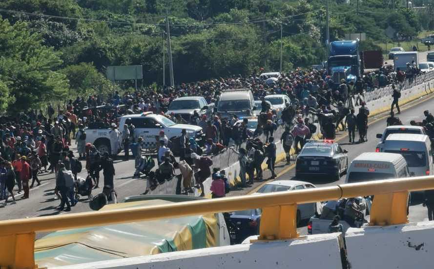 Caravana Migrante Reanuda Su Camino En Chiapas Y Cambia De Ruta Grupo 