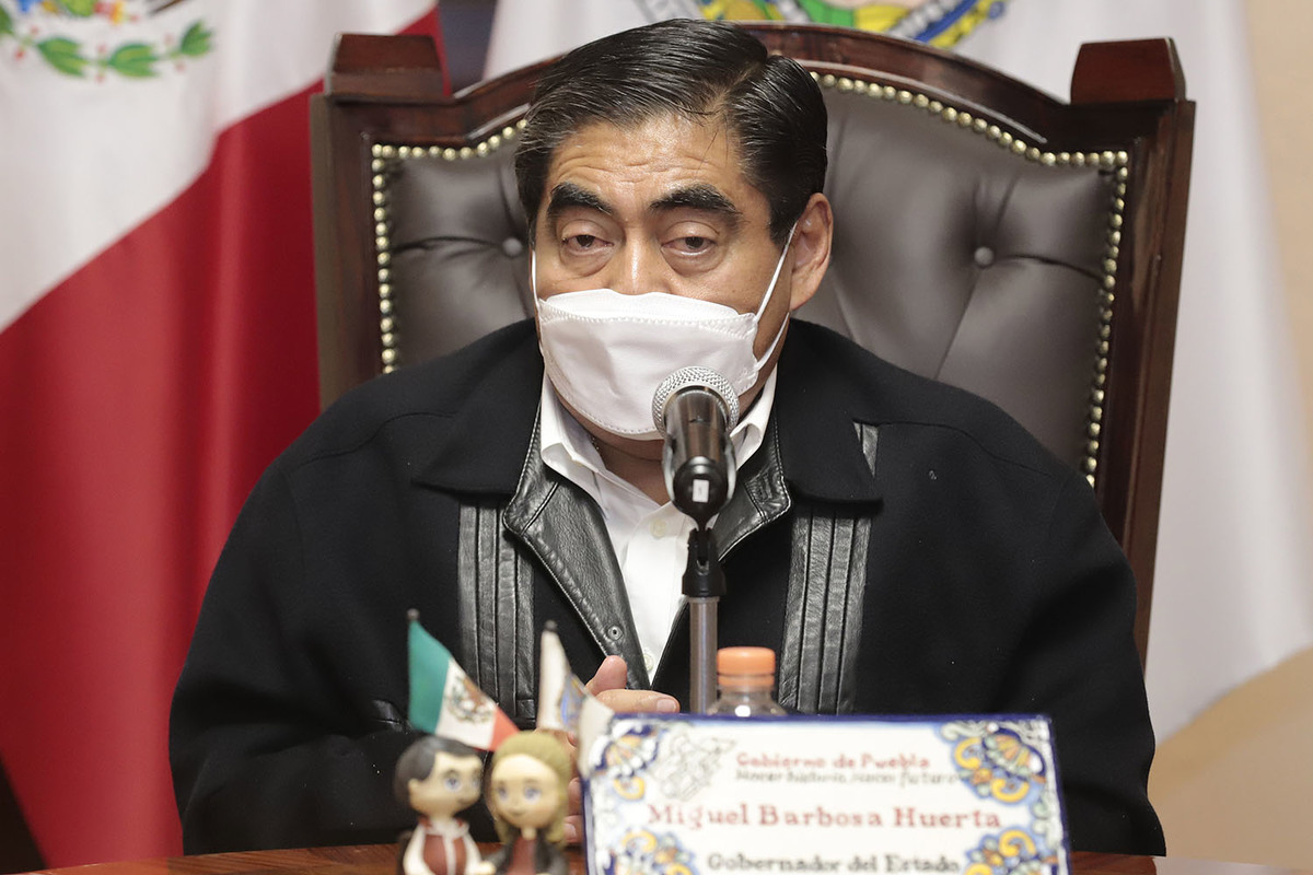 Miguel Barbosa, gobernador de Puebla. (Especial)