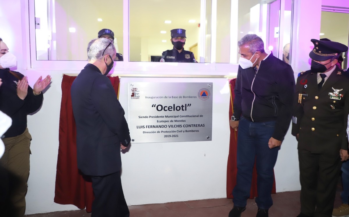Nueva base de bomberos en Ecatepec