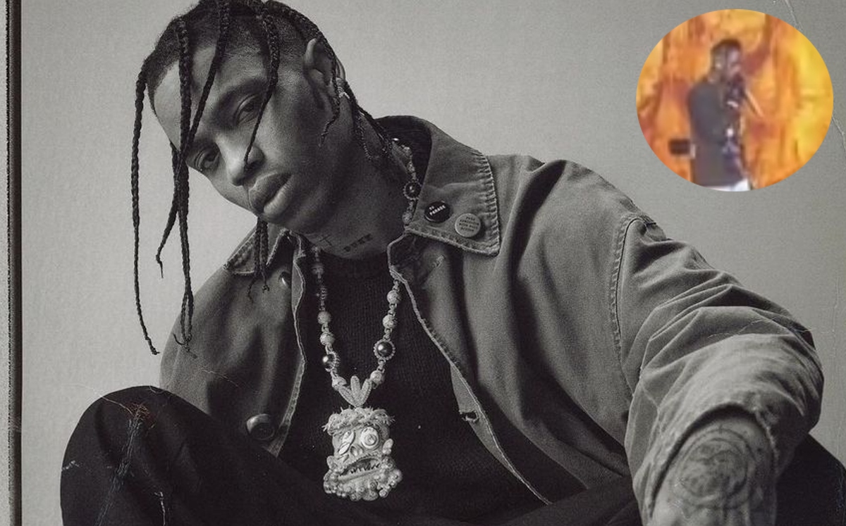 Travis Scott pidió ayuda para una persona que se desmayó (Especial).