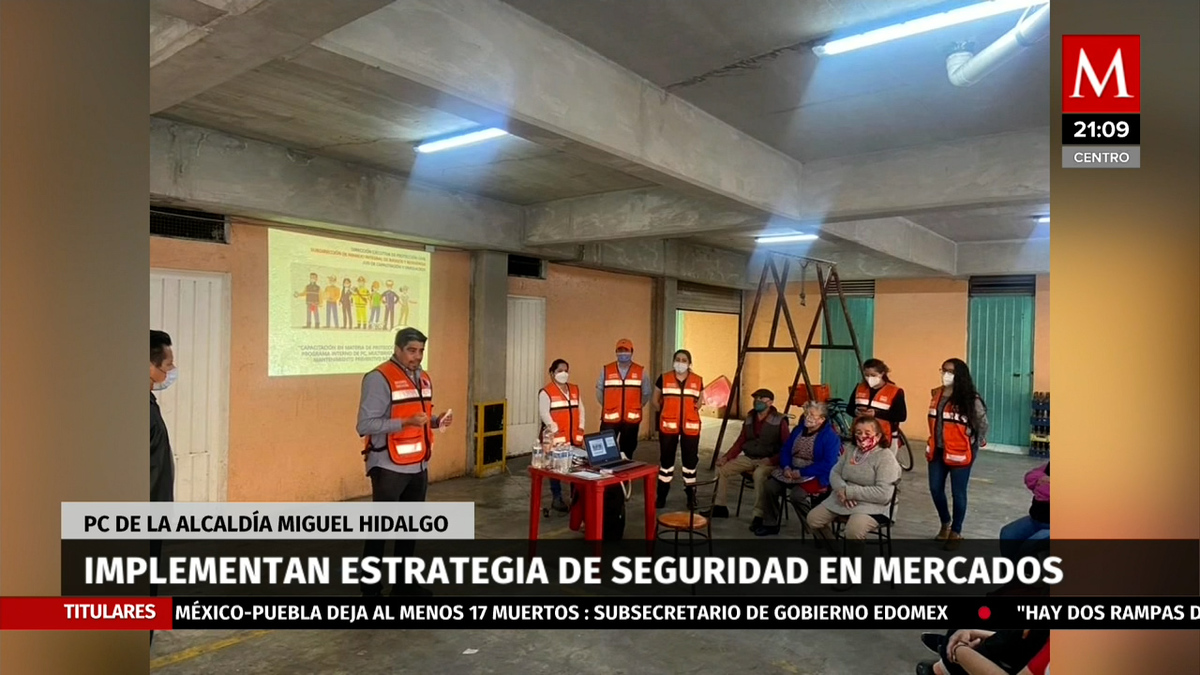 Alcaldía Miguel Hidalgo capacita mercados para evitar desastres