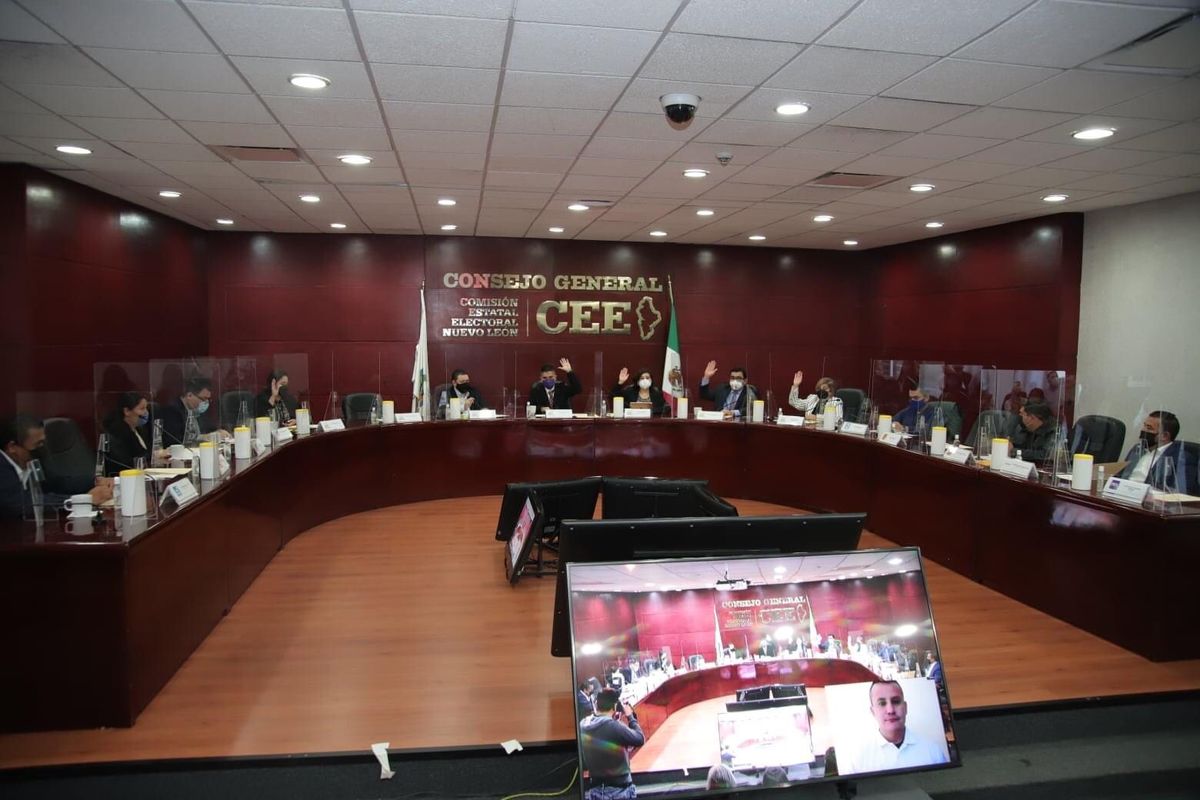 CEE declara sesión permanente por elección en Zuazua, NL. Foto: Especial.