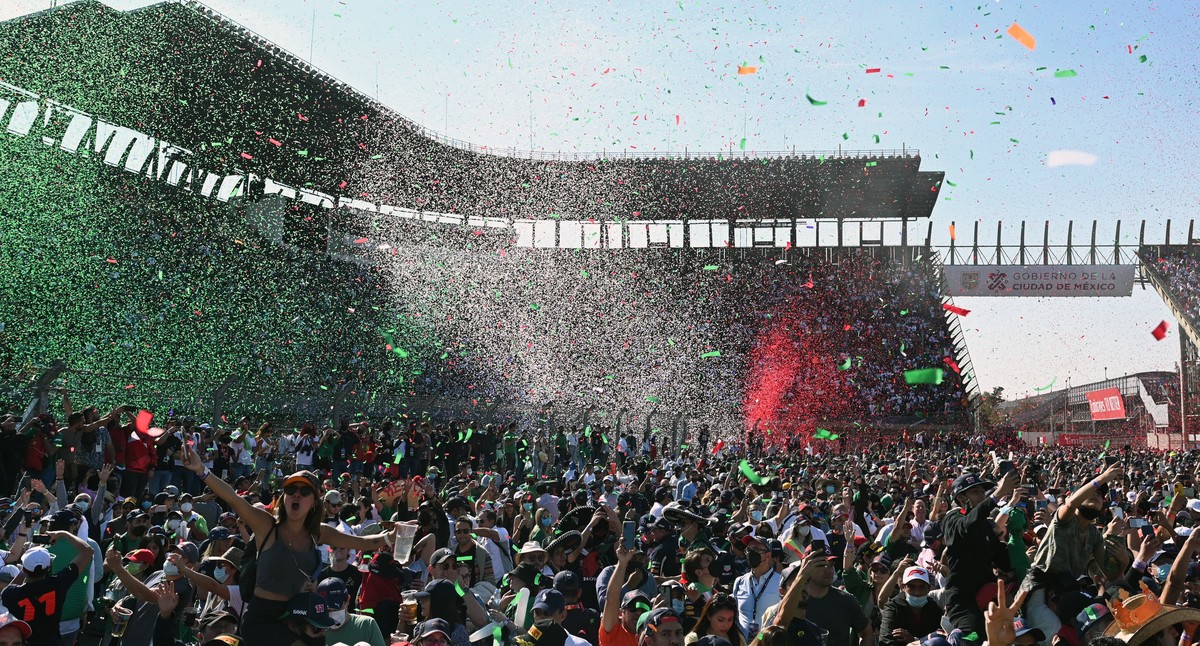 Público en el GP de México 2021 (AFP)