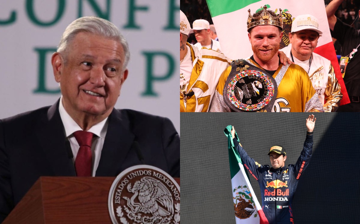 AMLO felicita a Canelo Álvarez y Sergio Pérez por triunfos histórico (Cuartoscuro / AFP)