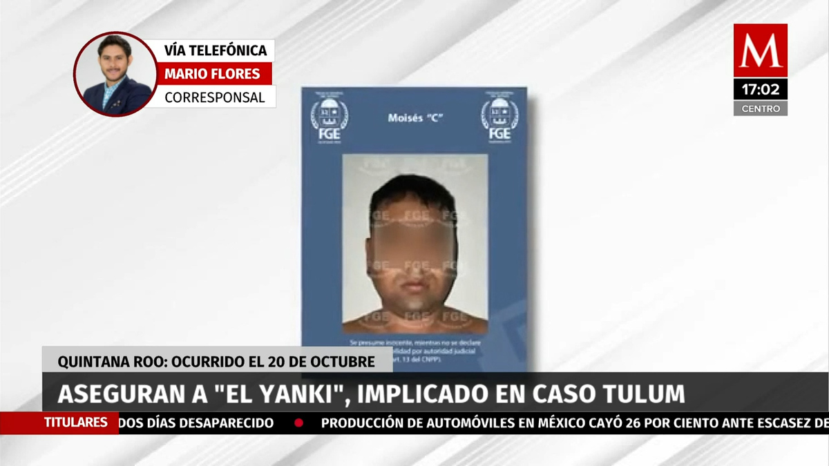 Capturan a presunto implicado en balacera del restaurante en Tulum