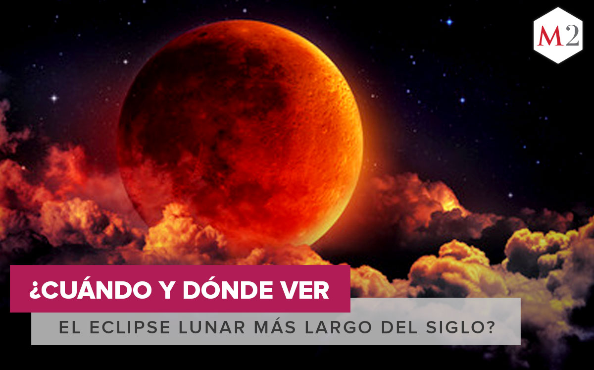 Cuándo, dónde y cómo ver el Eclipse Lunar más largo del Siglo XXI. (Especial)