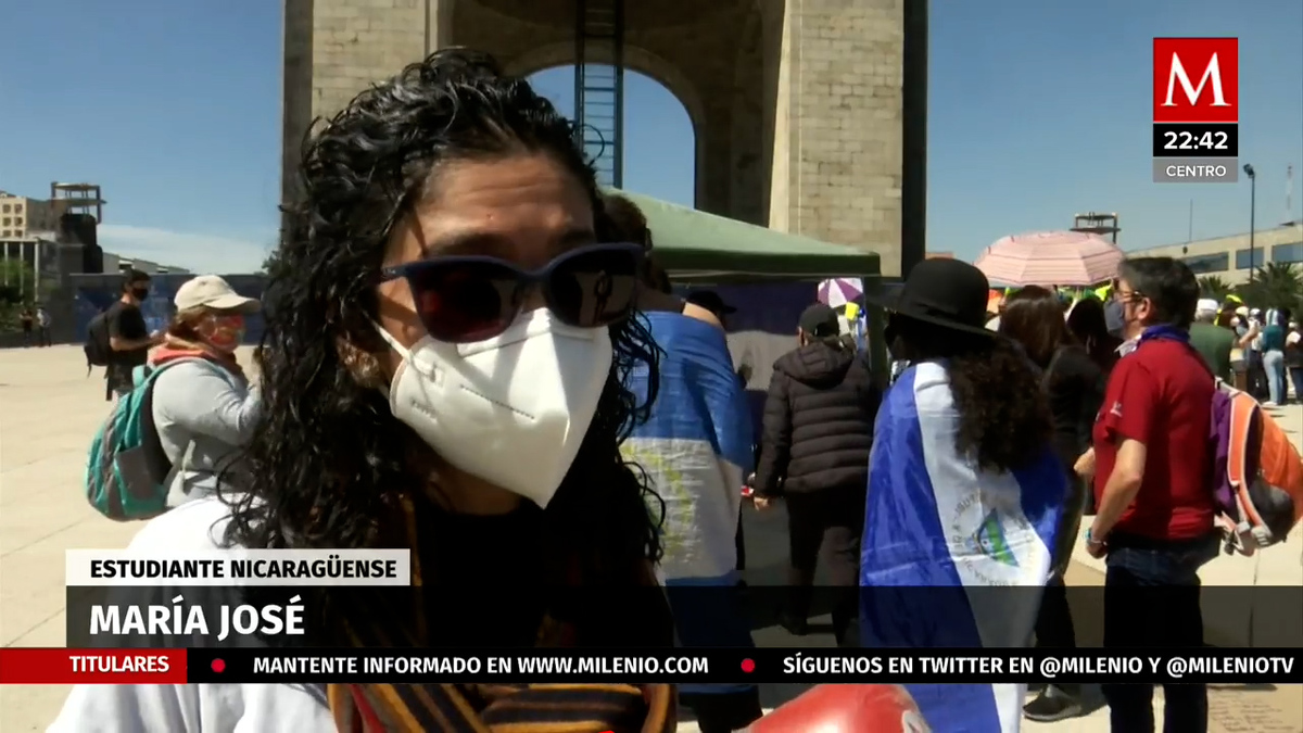 Desde México, protestan por elecciones fraudulentas en Nicaragua