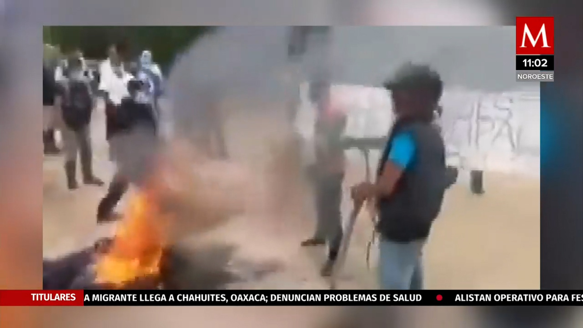 Intentan linchar al tesorero de San Juan Mazatlán