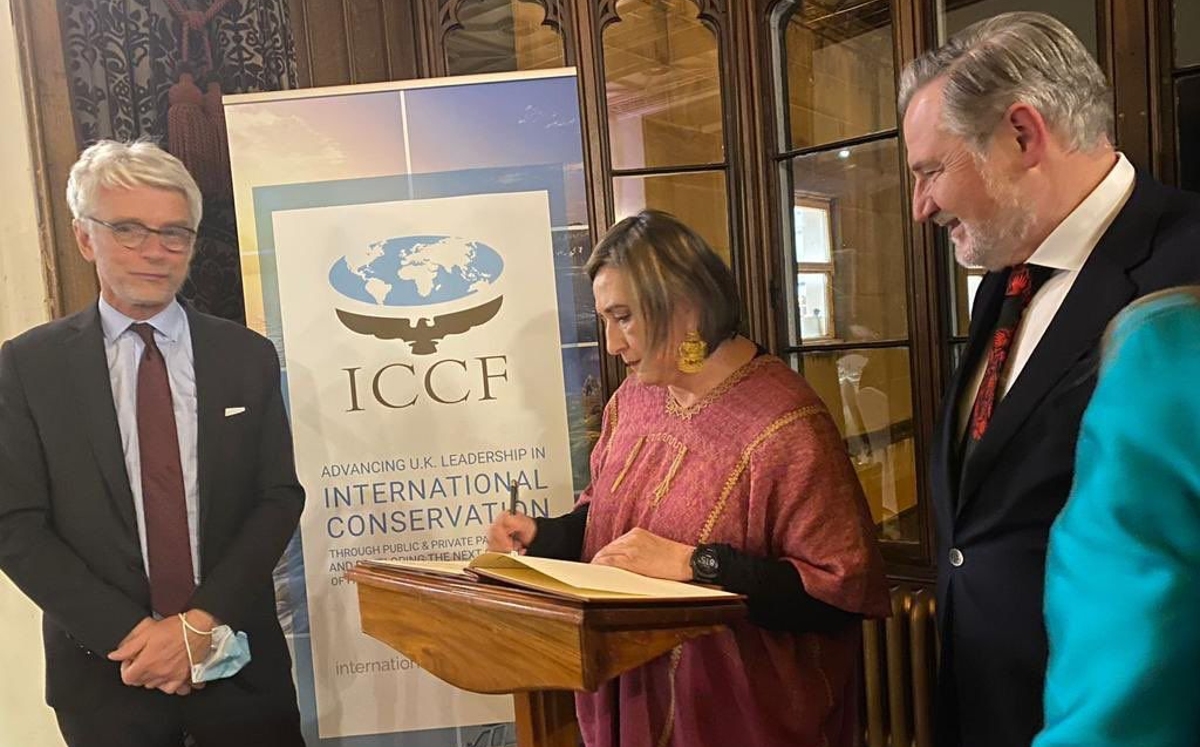 La legisladora de Acción Nacional, Xóchitl Gálvez, firmó un convenio climático. (@XochitlGalvez)
