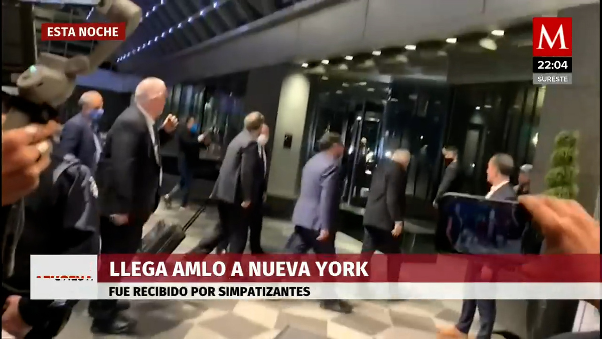 Llega a Nueva York AMLO para presidir Consejo de Seguridad de la ONU