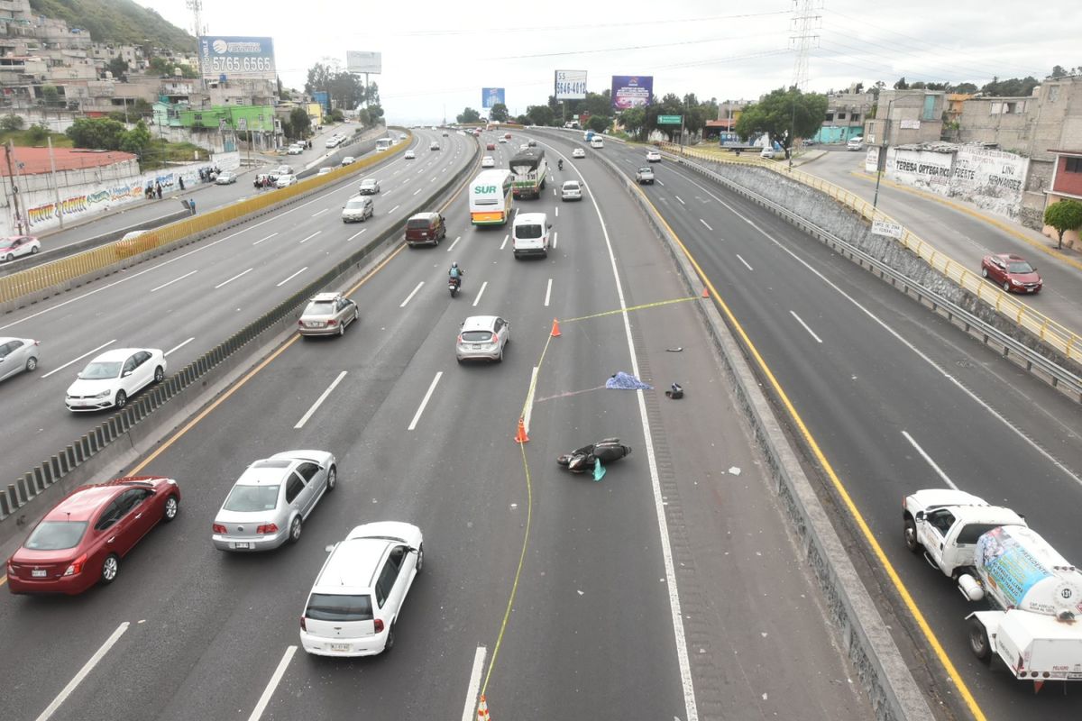 Los accidentes carreteros son principalmente por choques sobre la pista. (Cuartoscuro)