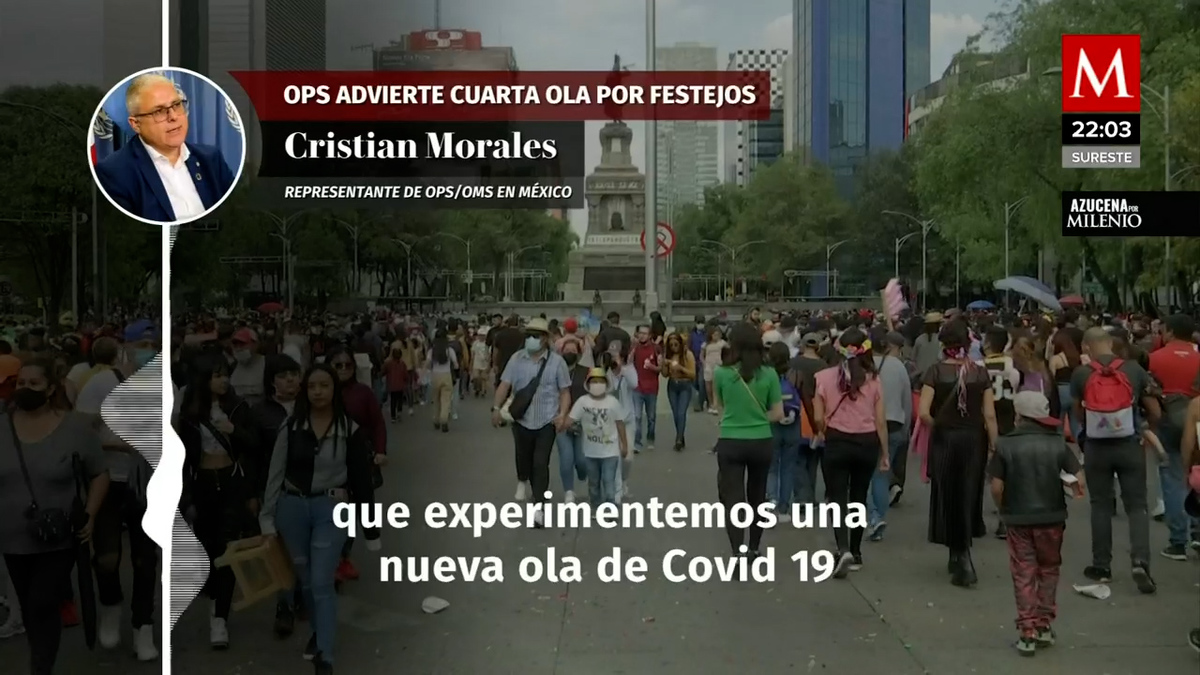 OPS prevé nueva ola de covid en México en periodo invernal