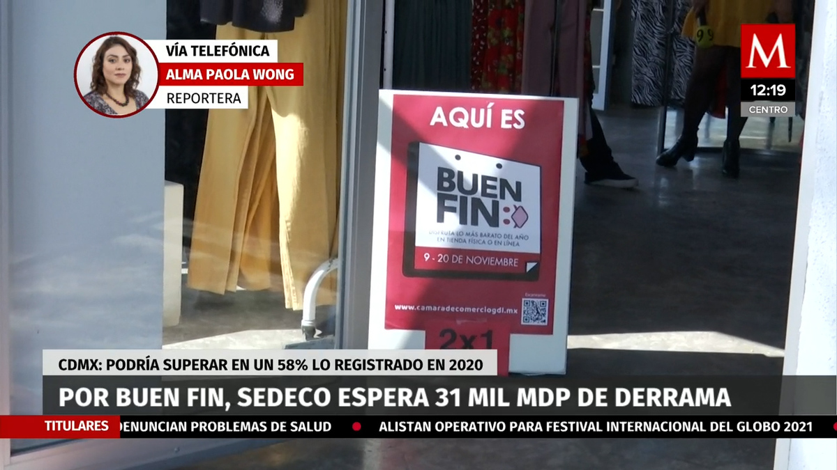 Por buen fin, sedeco espera 31 mil mdp de derrama