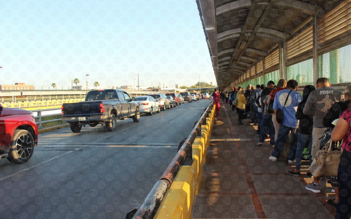 Reapertura de cruces fronterizos en Tamaulipas. (Sergio Sánchez)