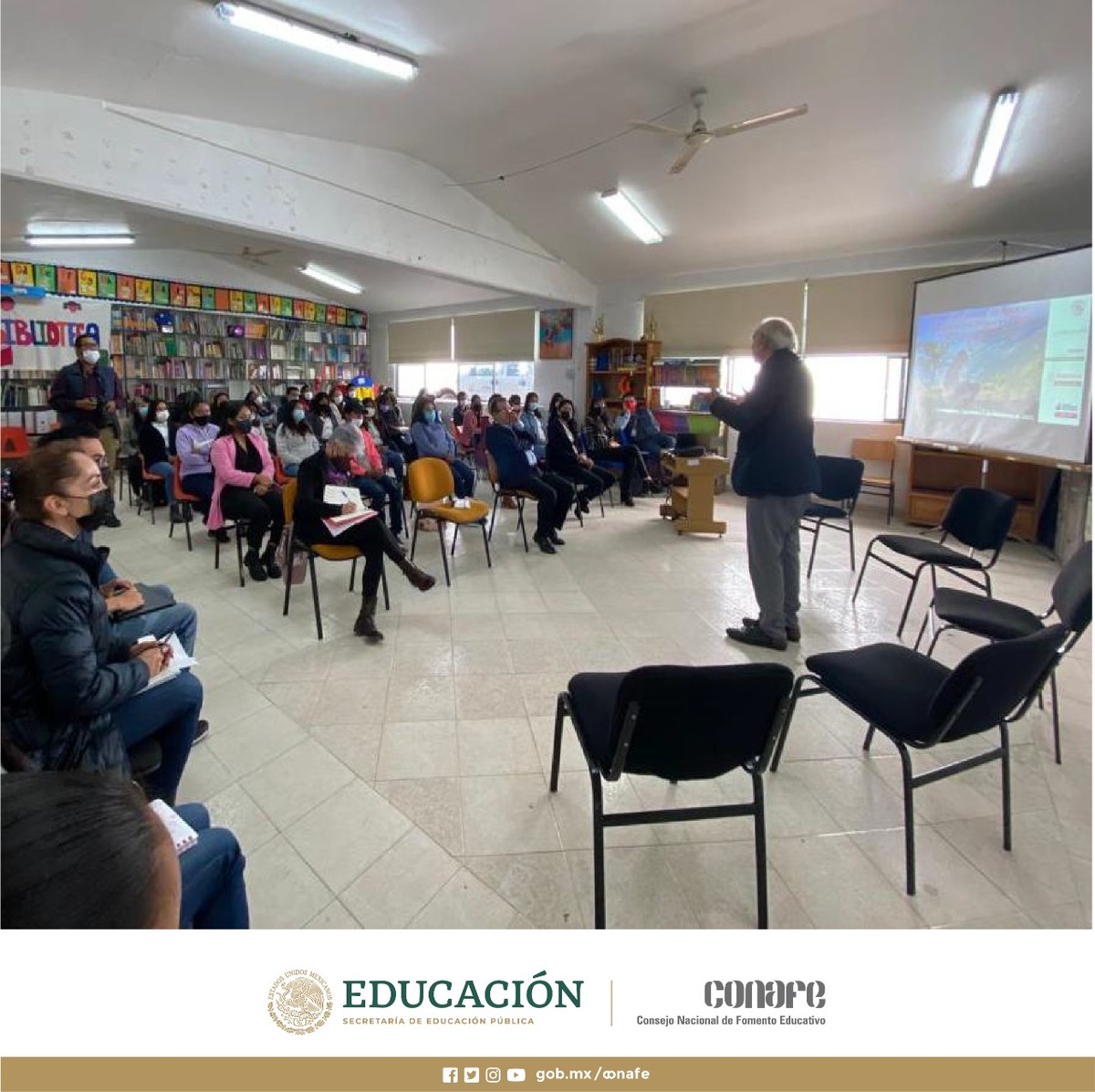 "Sembrando Saberes" programa piloto para la capacitación de educadores. | @CONAFE_mx