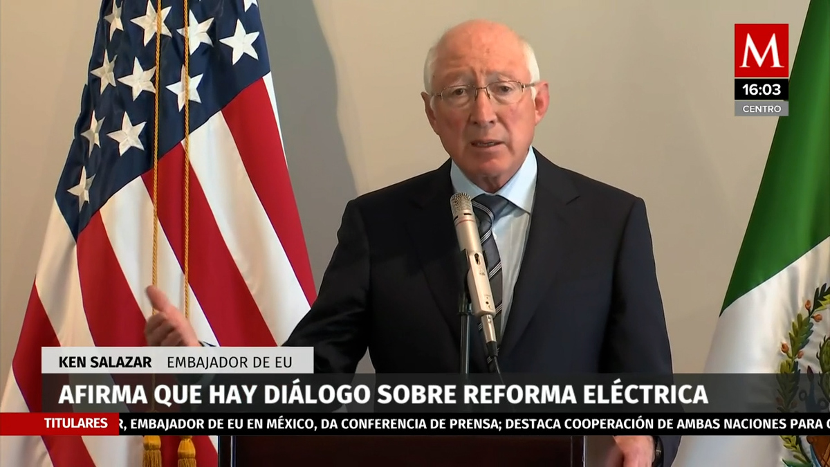 Conferencia de prensa de Ken Salazar en la CdMx