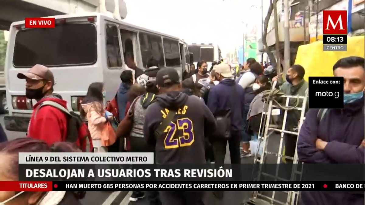 Desalojan a usuarios del metro tras revisión