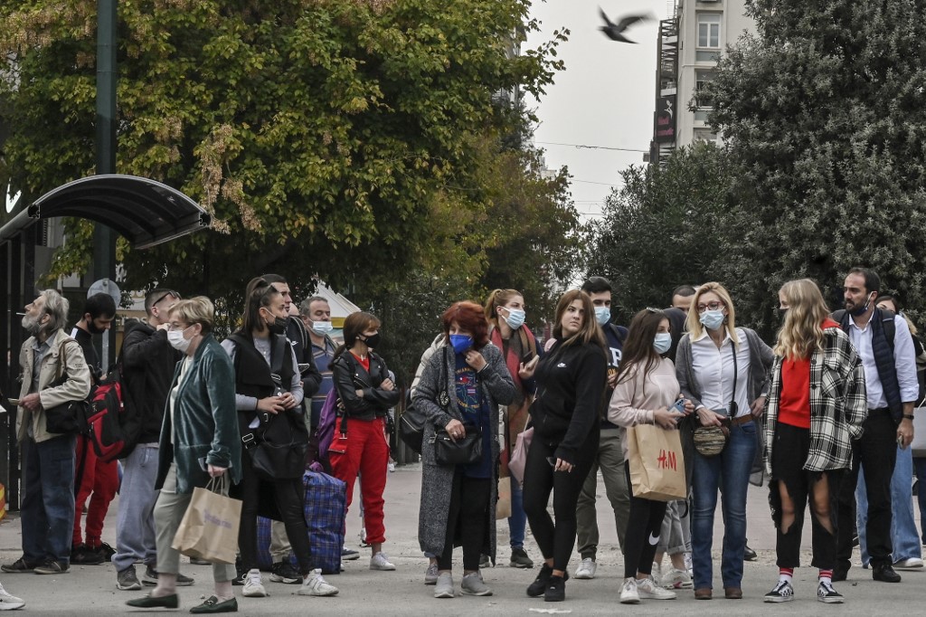 Grecia, junto a otros países de Europa, están enfrentando un repunte de la pandemia de covid-19. (AFP)