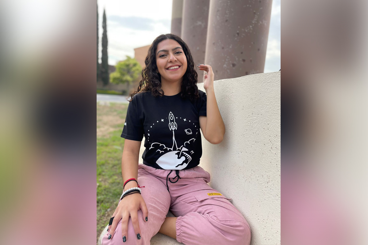 Lizeth Anahí Gómez Morales estudiante y participante del International Air and Space Program. (cortesía)