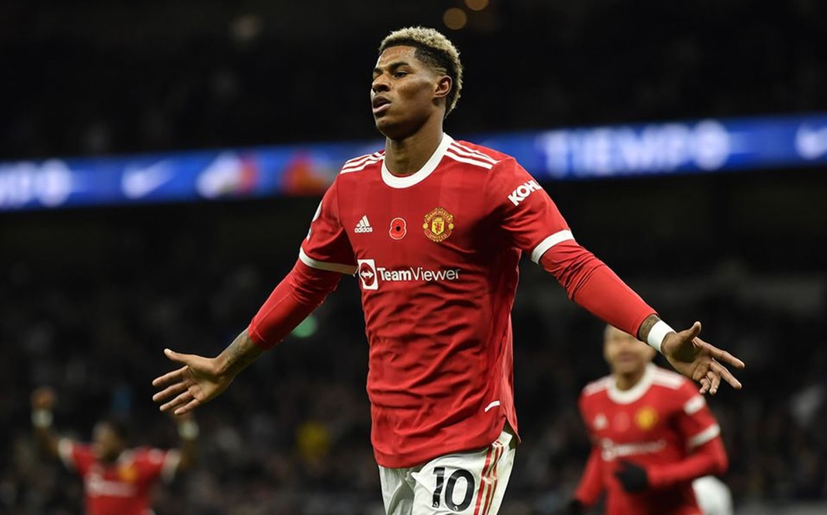 Marcus Rashford, jugador del Manchester United (Reuters)