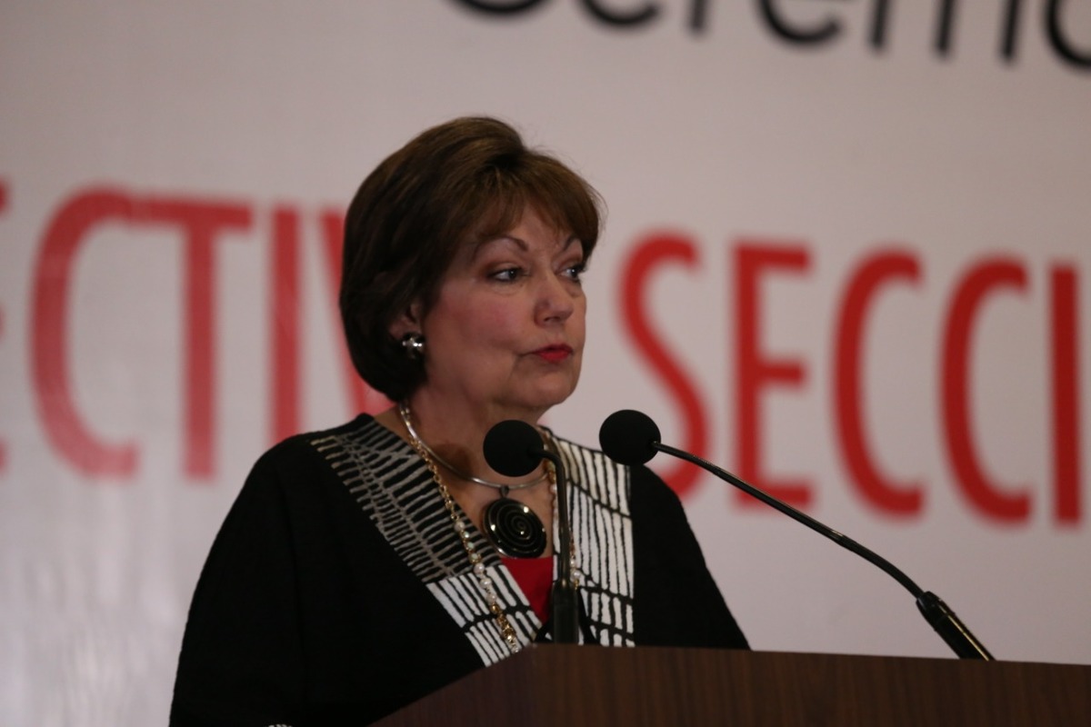 La secretaria de Educación en el estado, Sofíaleticia Morales Garza. Foto: Jorge López