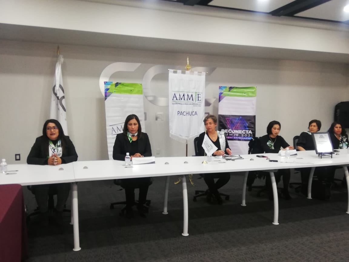 Asociación Mexicana de Mujeres Jefas de Empresa A.C. (AMMJE) en Hidalgo. (Elizabeth Hernández)