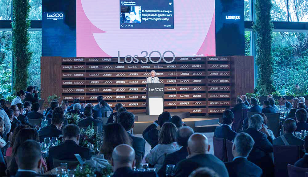 El evento "Los 300" se realizó de forma presencial en el 2019.