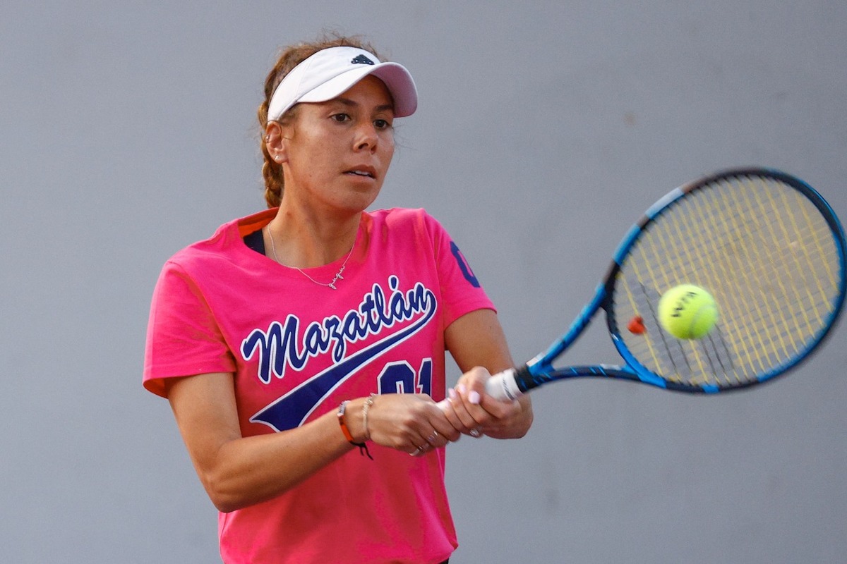 Giuliana Olmos contenta de jugar en casa (Cortesía WTA)