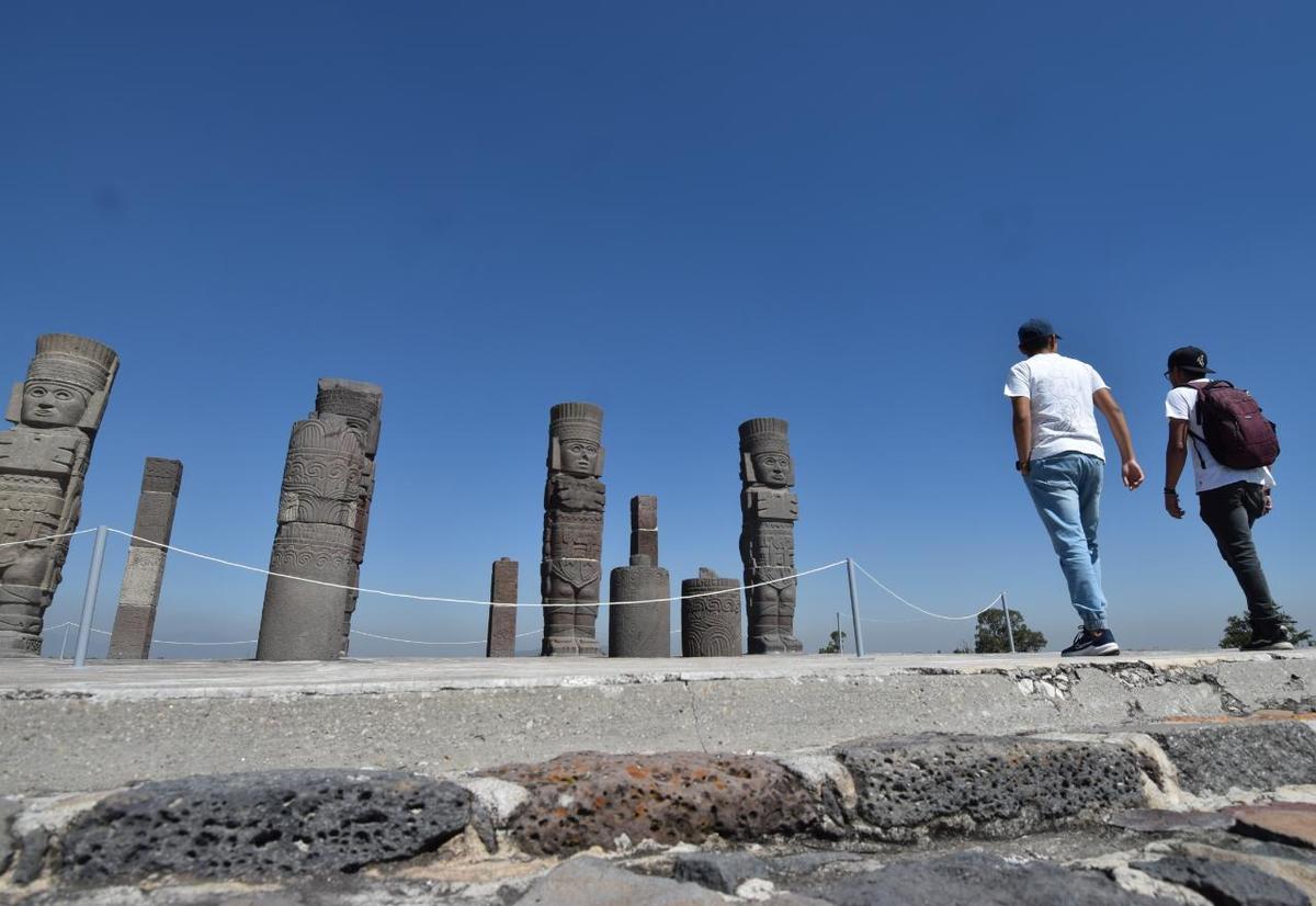 Reapertura de la Zona Arqueológica de Tula. (Francisco Villeda)