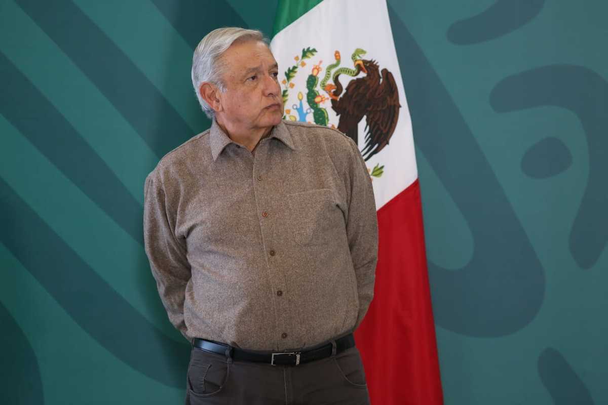 Andrés Manuel López Obrador da conferencia matutina en Sonora (Octavio Hoyos)
