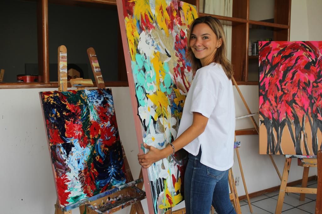 La artista mexicana considera que los avances tecnológicos contribuyen a transformar su arte. (Cortesía)