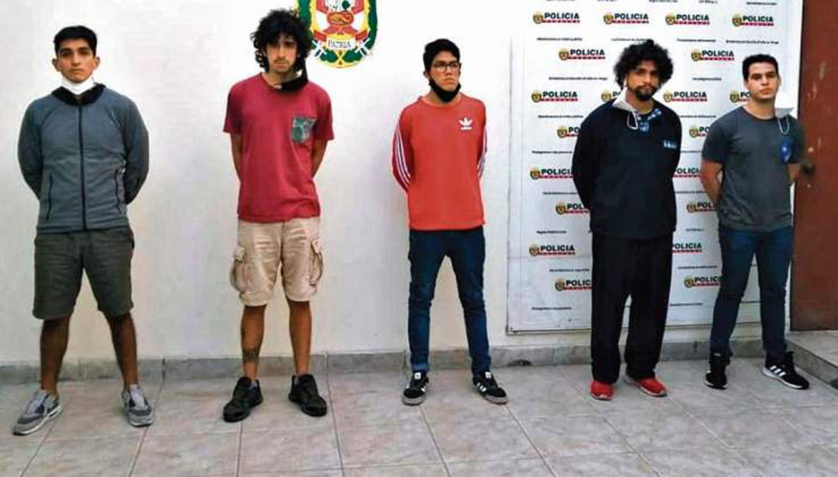 La Manada de Surco fue sentenciada a 20 años de prisión por violación grupal a una joven. (Twitter)
