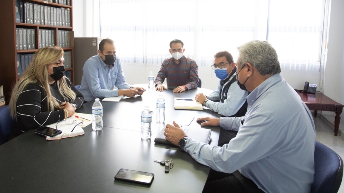 Reunión de gerentes de la Comapa con regidores de Tampico.