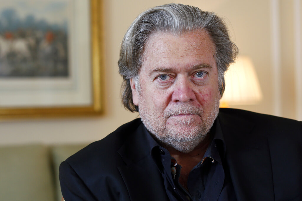 Steve Bannon, ex asesor del ex presidente de Estados Unidos, Donald Trump. (AP / Archivo)