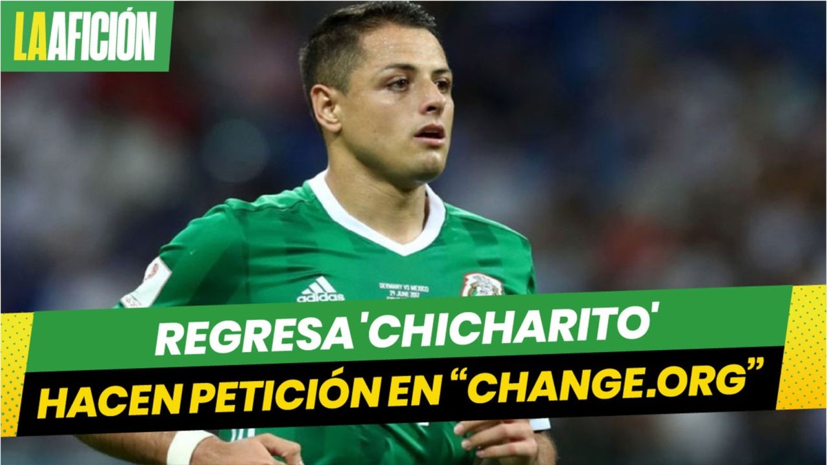 Aficionados piden regreso de Chicharito a la selección mexicana