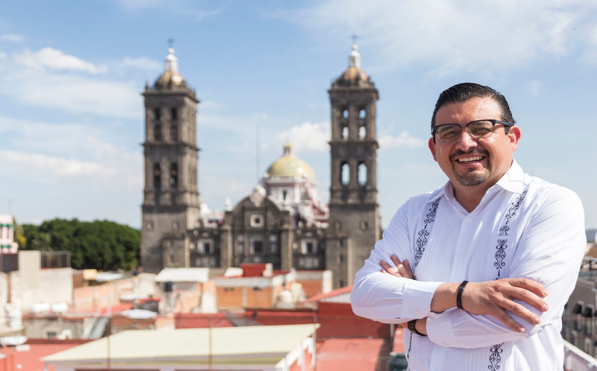 Eduardo Alcántara, coordinador de PAN en Puebla | Andrés Lobato