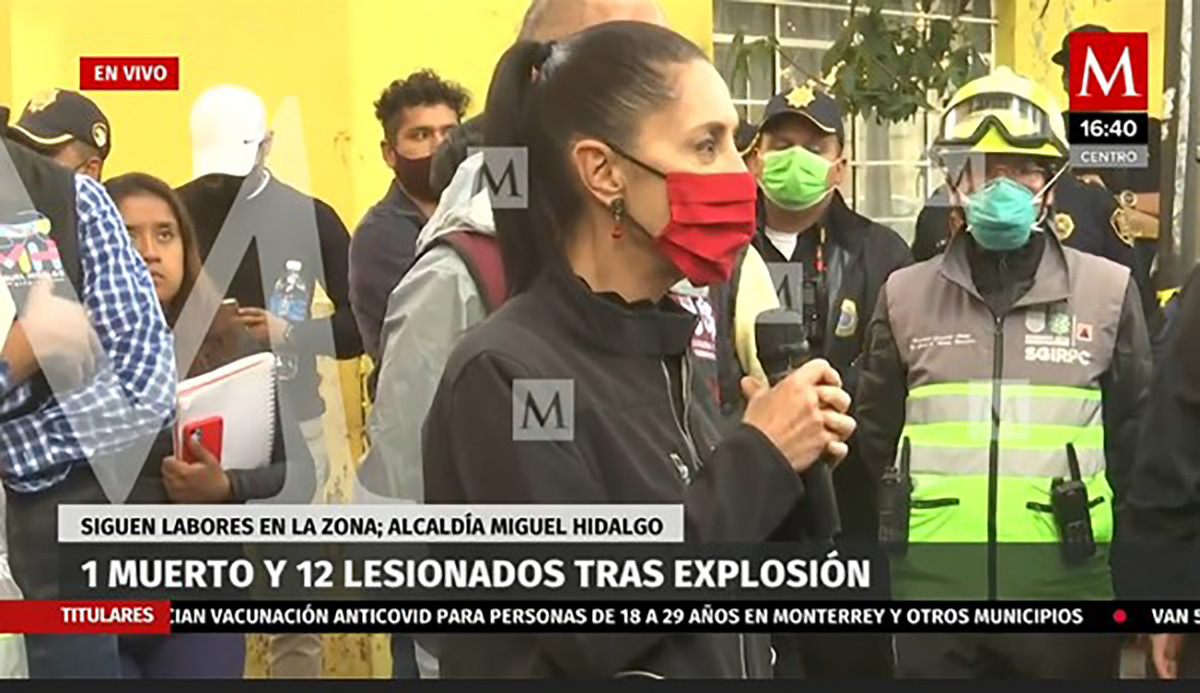 Explosión en la colonia Pensil Norte se originó por dos tanques de gas picados: secretaria de PC