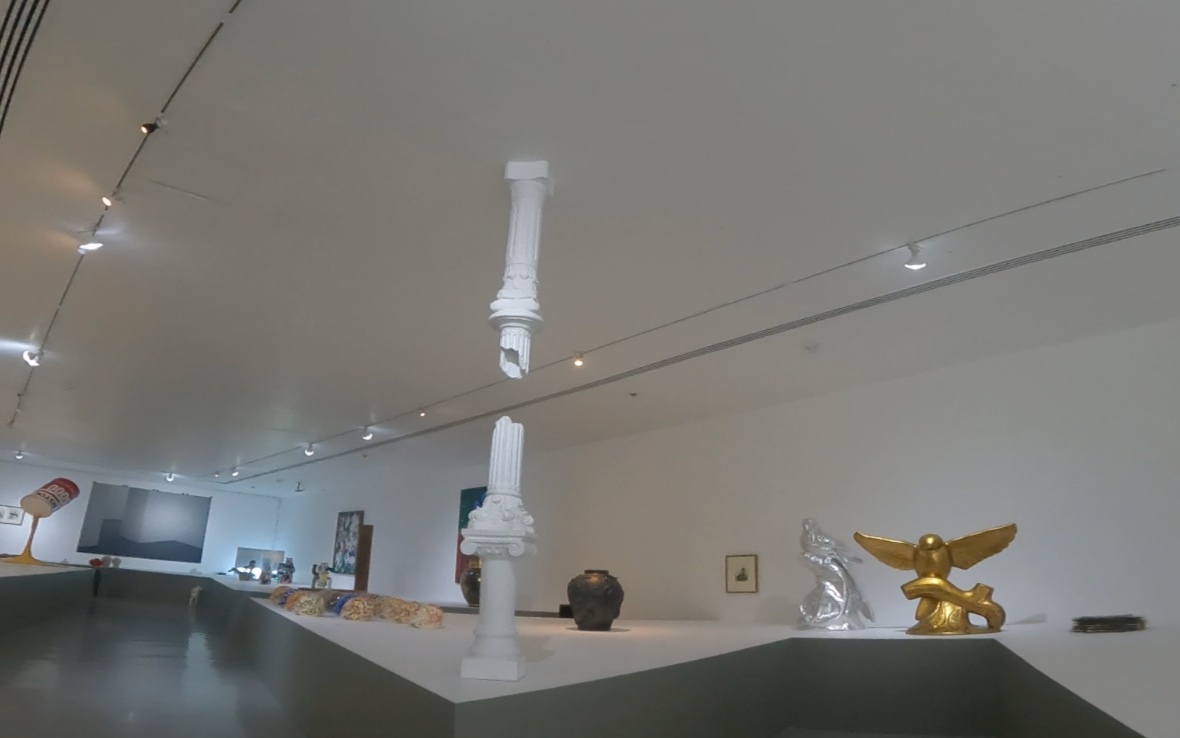 Algunas piezas de la exhibición (Enrique Vázquez)
