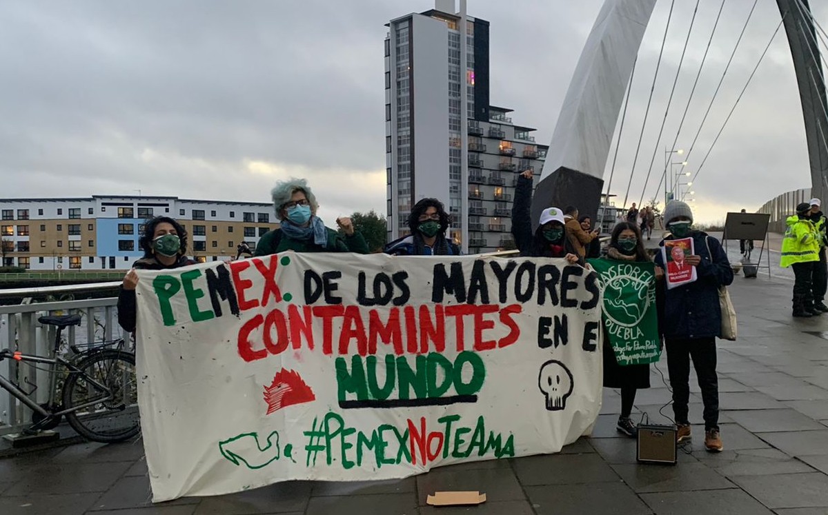 Fridays for Future México viajó hasta Glasgow, Reino Unido para alzar la voz en pro del medio ambiente. (Cortesía)