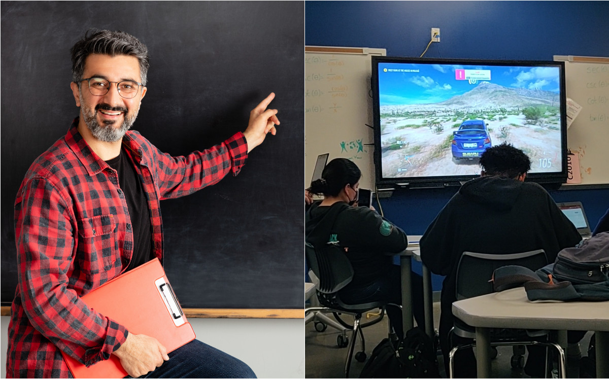 Profesor juega 'Forza Horizon 5' tras clase (Especial).