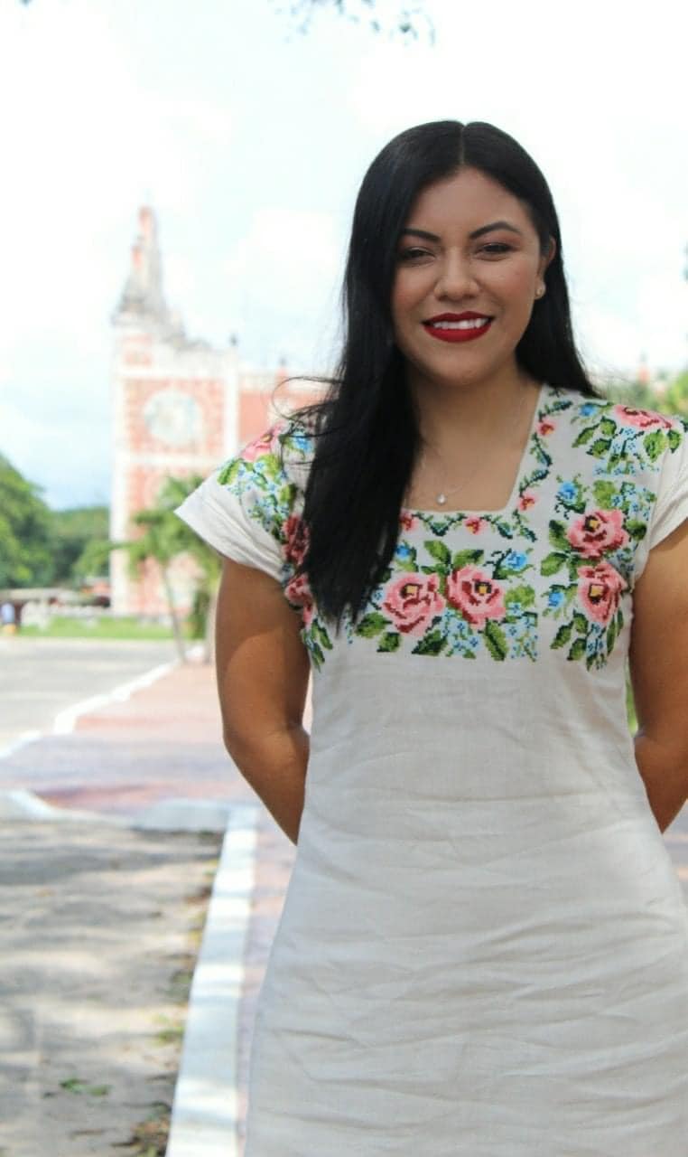 Yamili Cupul Vázquez, candidata de la coalición del PRI-PRD. (Daniel Barquet Loeza)