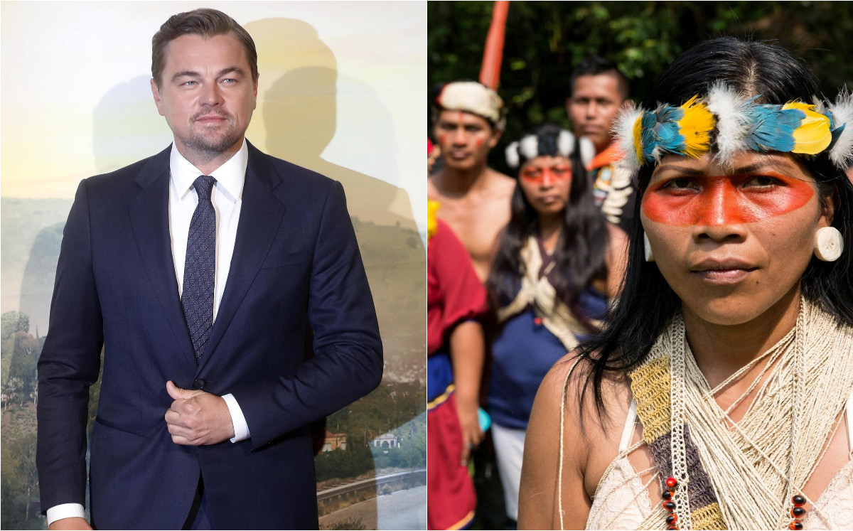Leonardo DiCaprio apoya a indígenas de la Amazonia (EFE | Reuters).