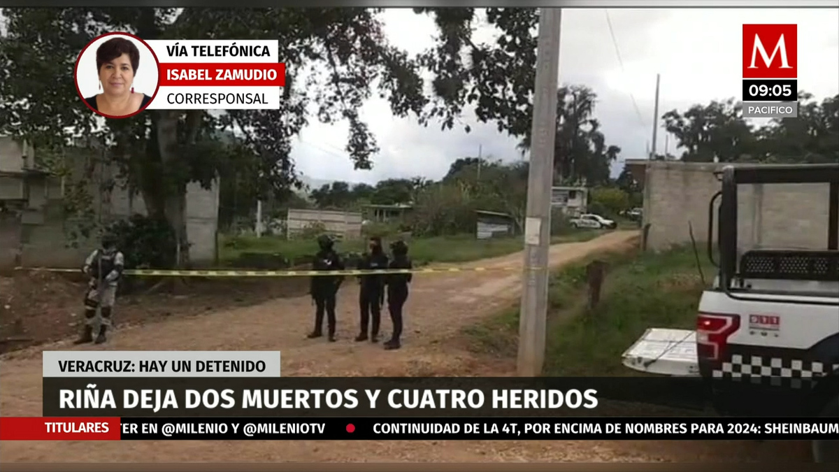Riña deja dos muertos y cuatro heridos en Veracruz
