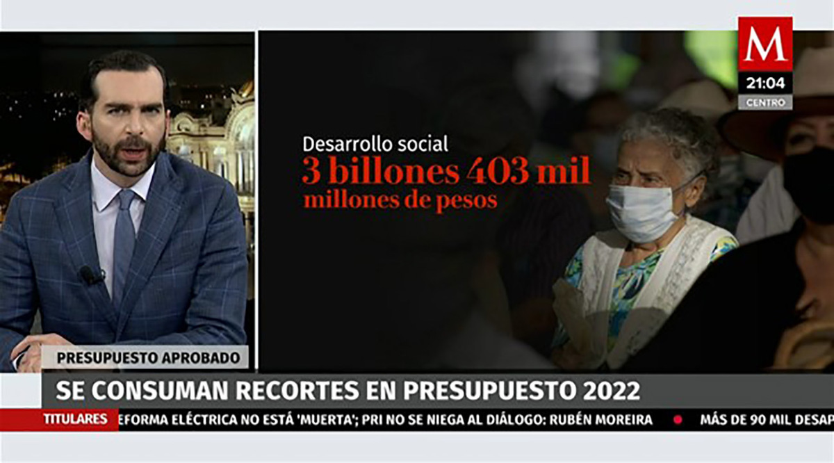 Se consuman recortes en presupuesto 2022