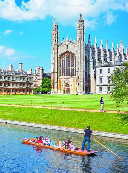 Vista de la Universidad de Cambridge. Shutterstock