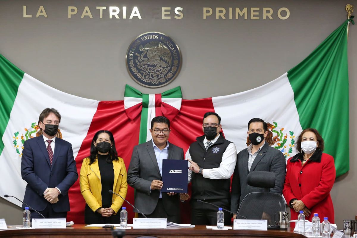Comparecencia de Mauricio Delmar secretario de Segurio de Seguridad Pública de Hidalgo (Alejandro Reyes)