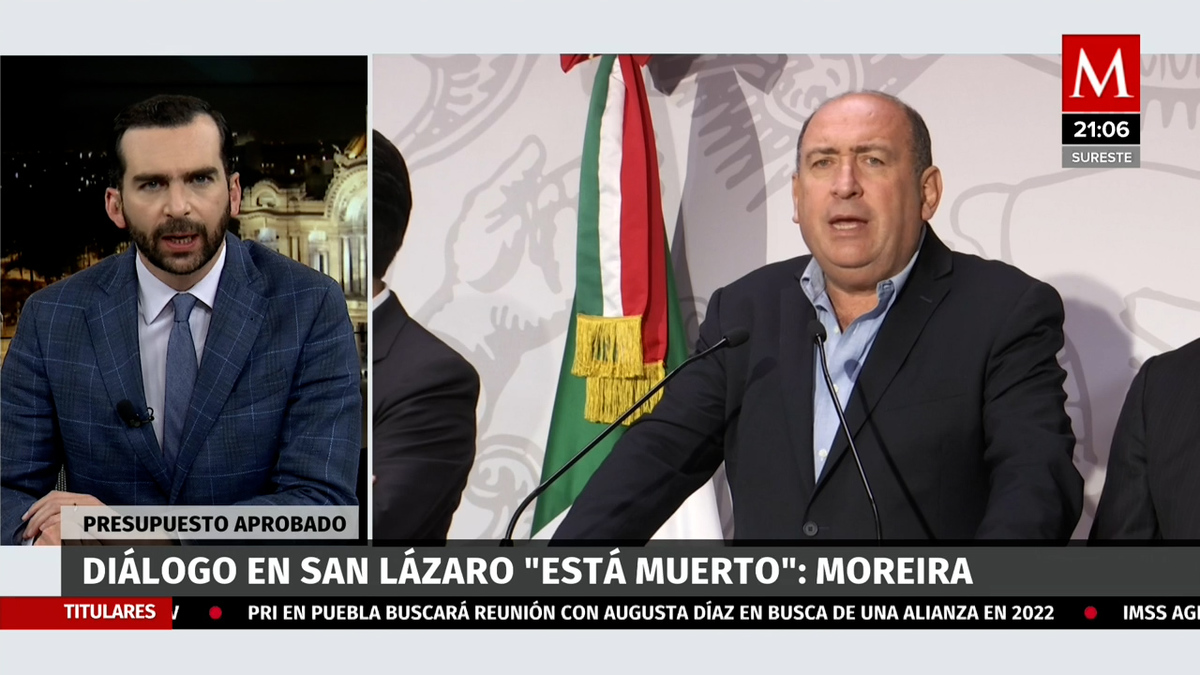 Diálogo está muerto entre oposición y Morena: Rubén Moreira